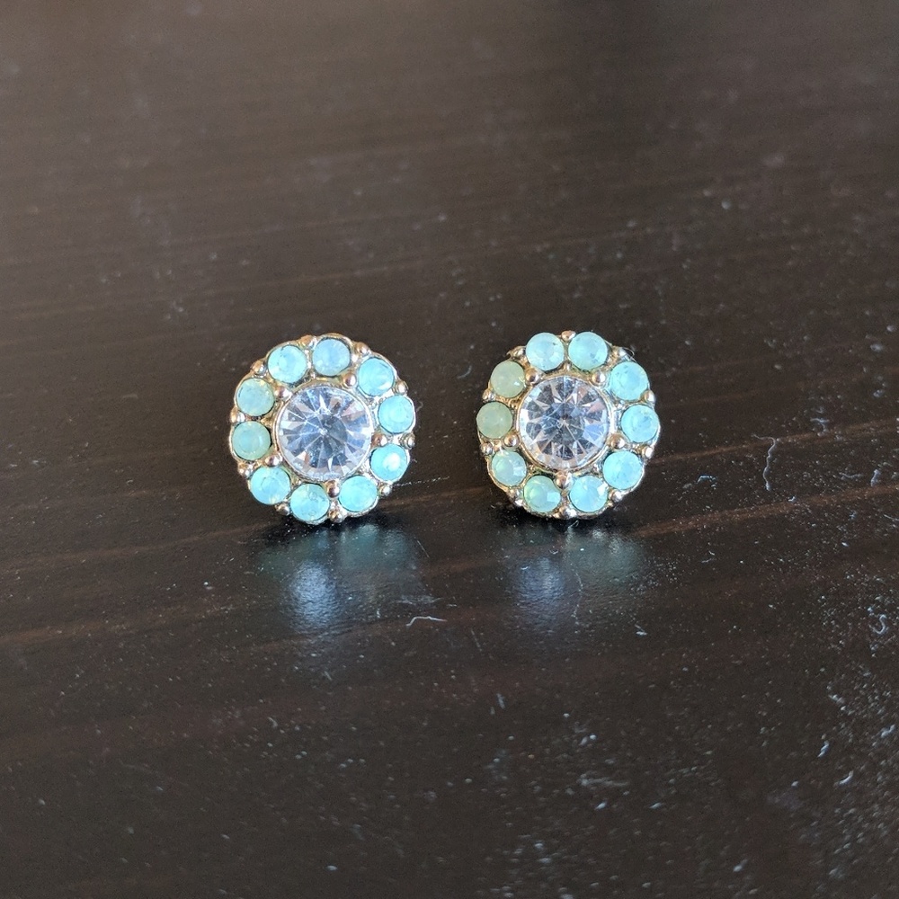Fashion Halo Stud Earrings